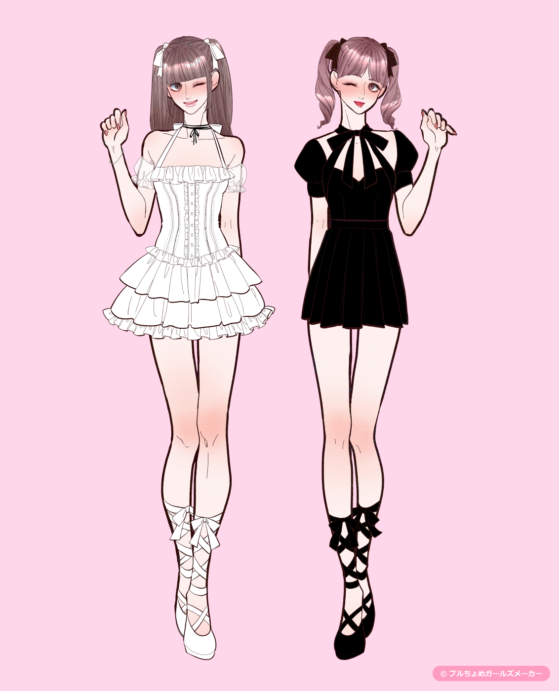 ガールズメーカーで作られた女の子1