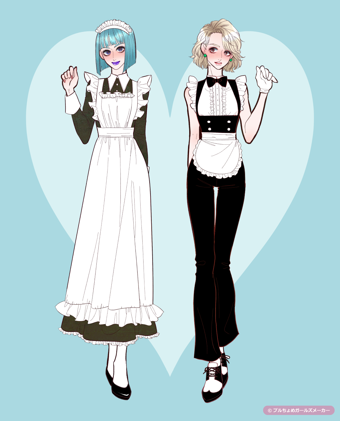 ガールズメーカーで作られた女の子1