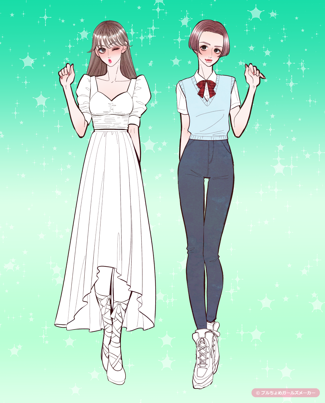 ガールズメーカーで作られた女の子4