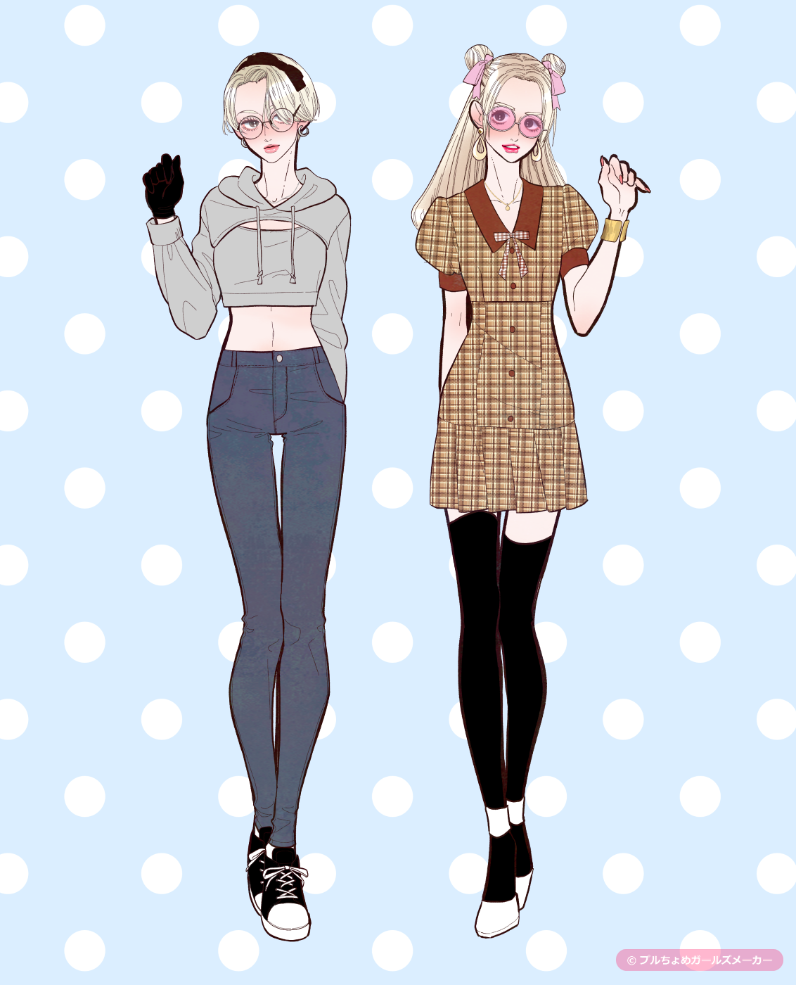 ガールズメーカーで作られた女の子1