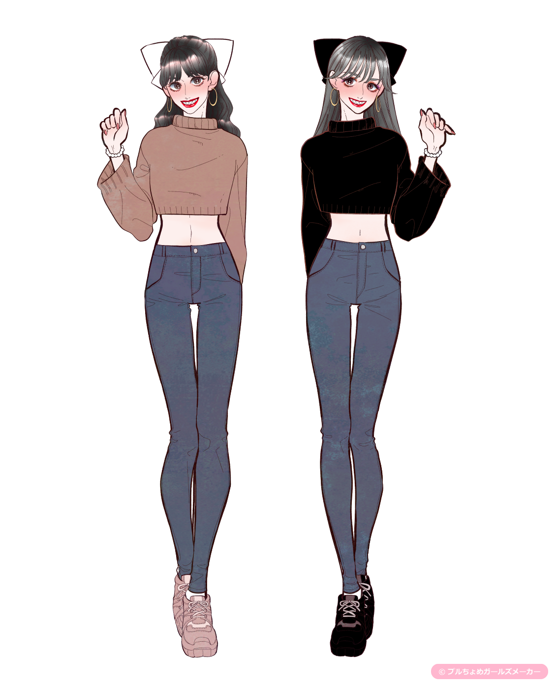 ガールズメーカーで作られた女の子1