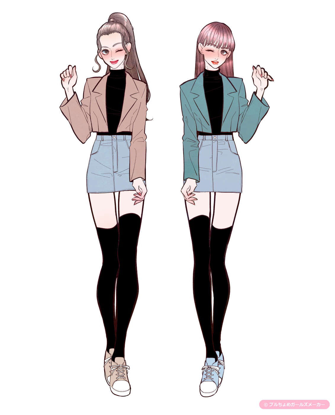 ガールズメーカーで作られた女の子2