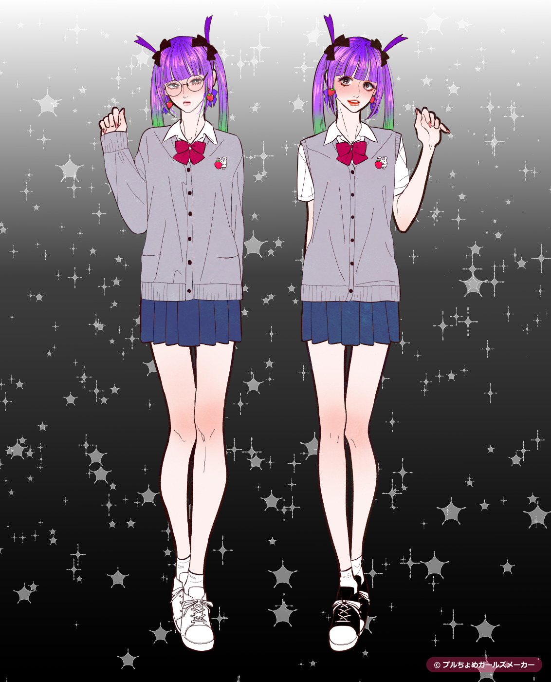 ガールズメーカーで作られた女の子1