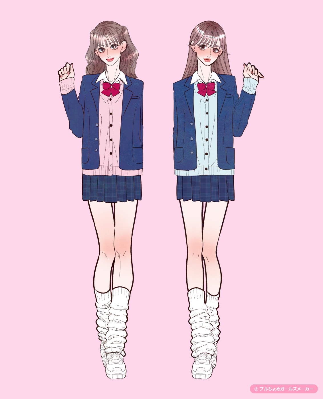 ガールズメーカーで作られた女の子1