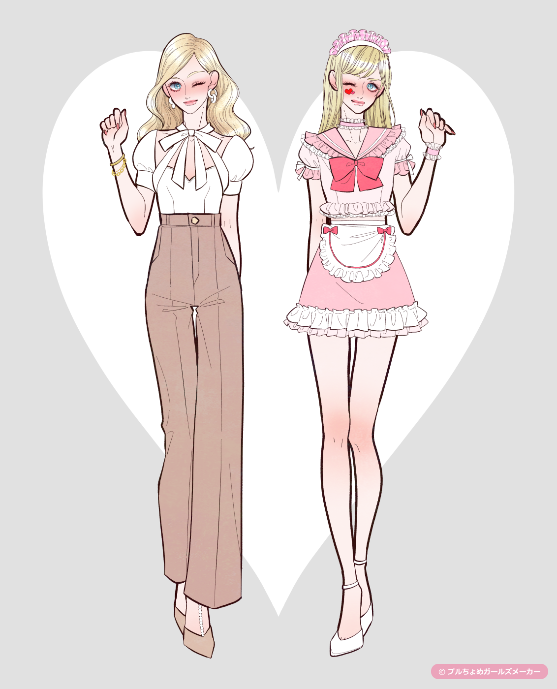 ガールズメーカーで作られた女の子1