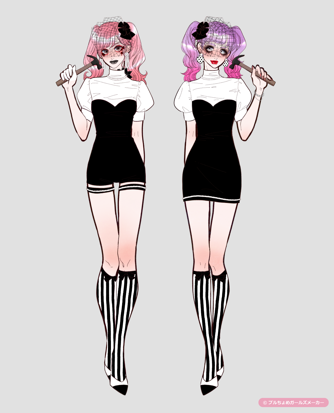 ガールズメーカーで作られた女の子1