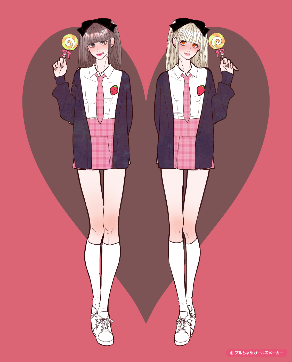 ガールズメーカーで作られた女の子1