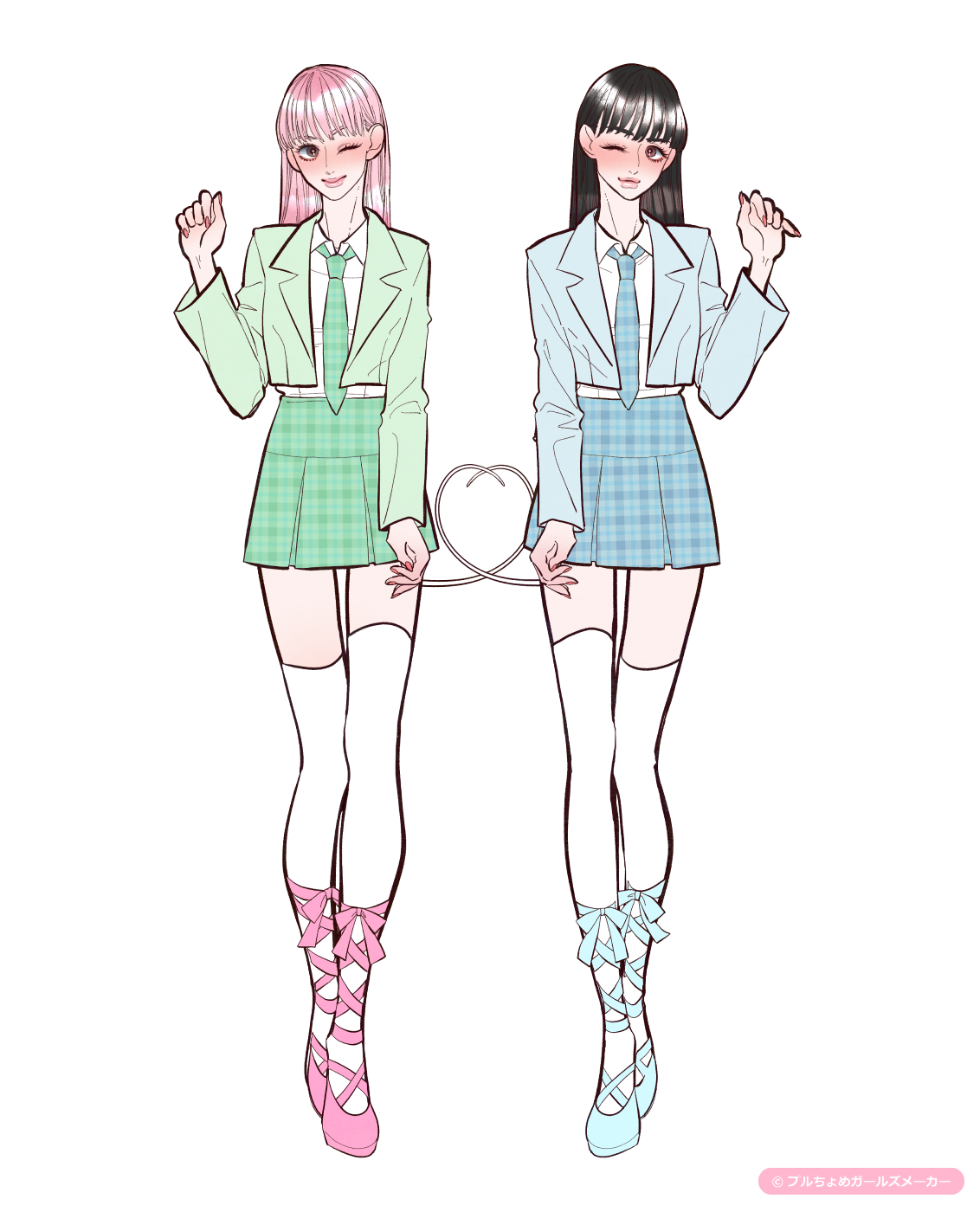 ガールズメーカーで作られた女の子1