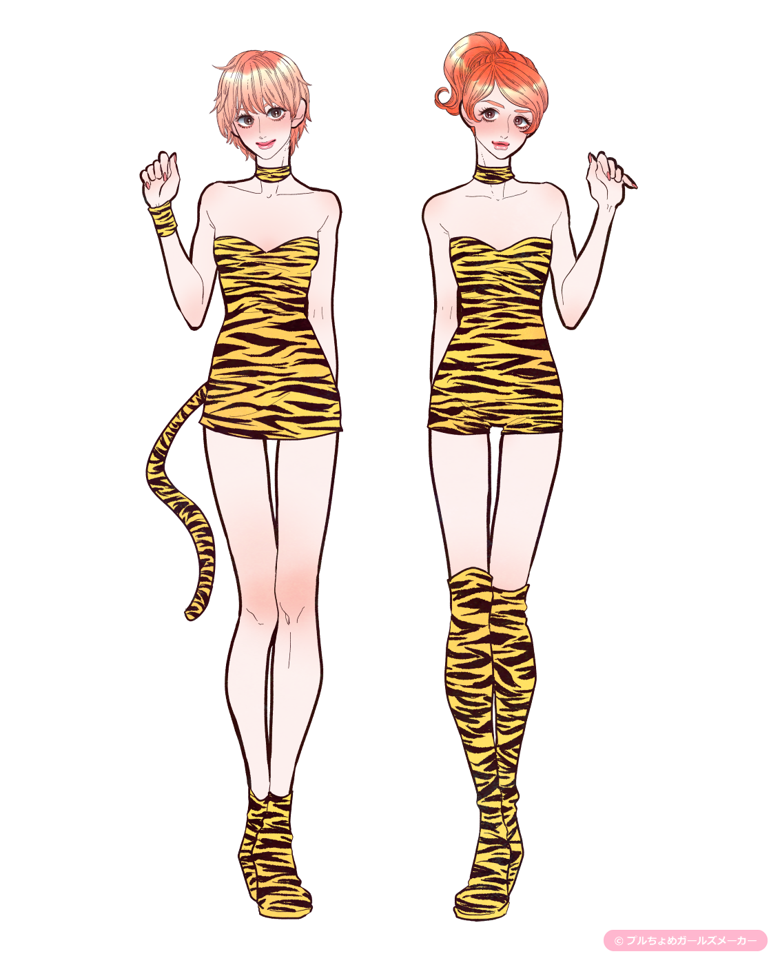 ガールズメーカーで作られた女の子4