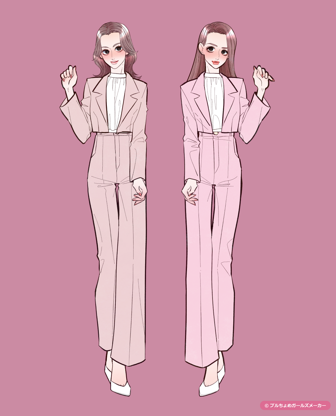 ガールズメーカーで作られた女の子1