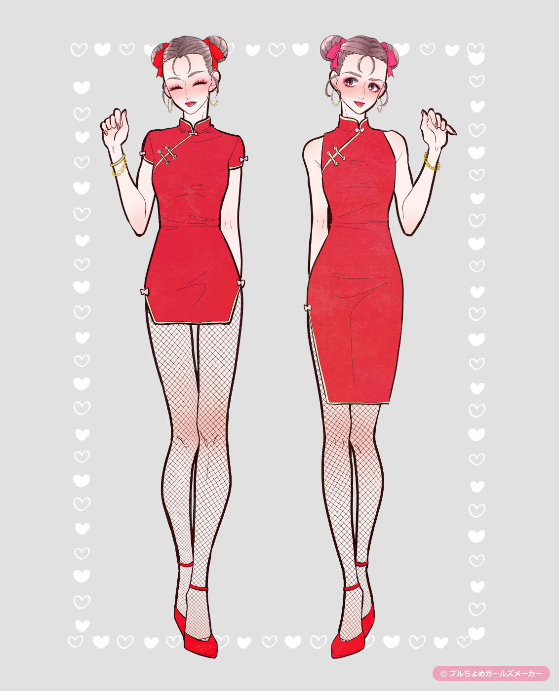 ガールズメーカーで作られた女の子1