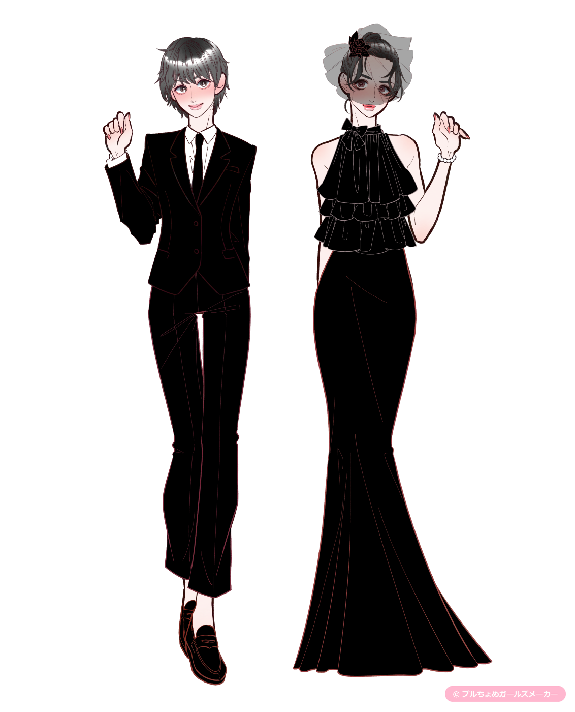 ガールズメーカーで作られた女の子1