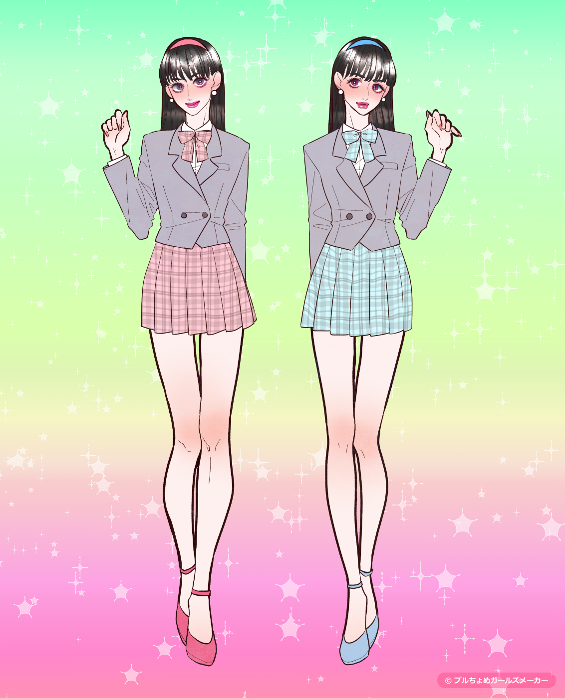 ガールズメーカーで作られた女の子1