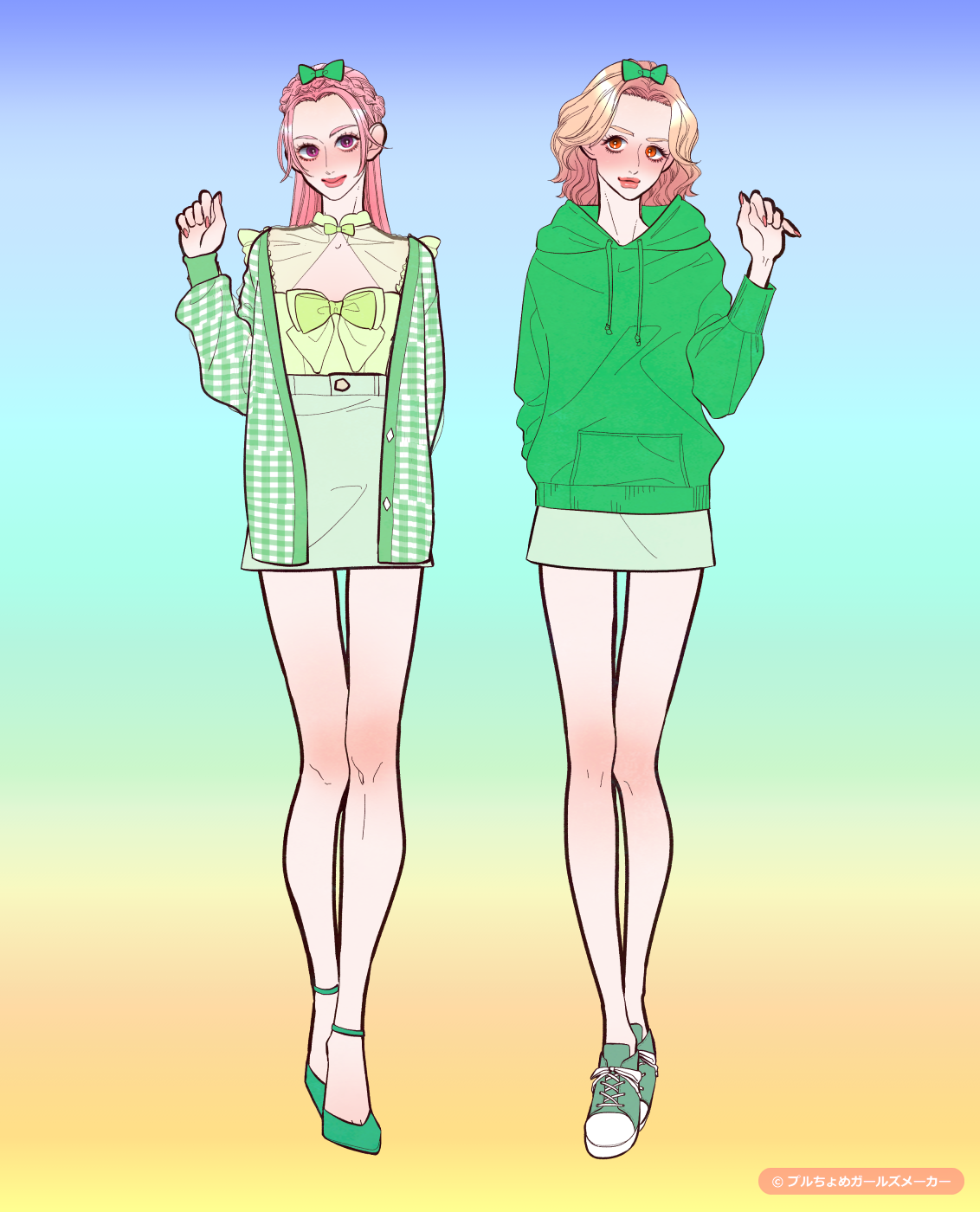 ガールズメーカーで作られた女の子2