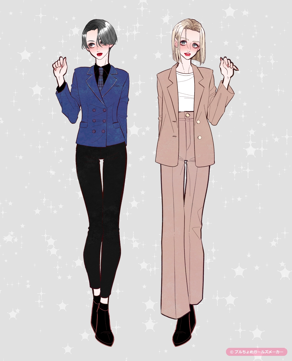 ガールズメーカーで作られた女の子1