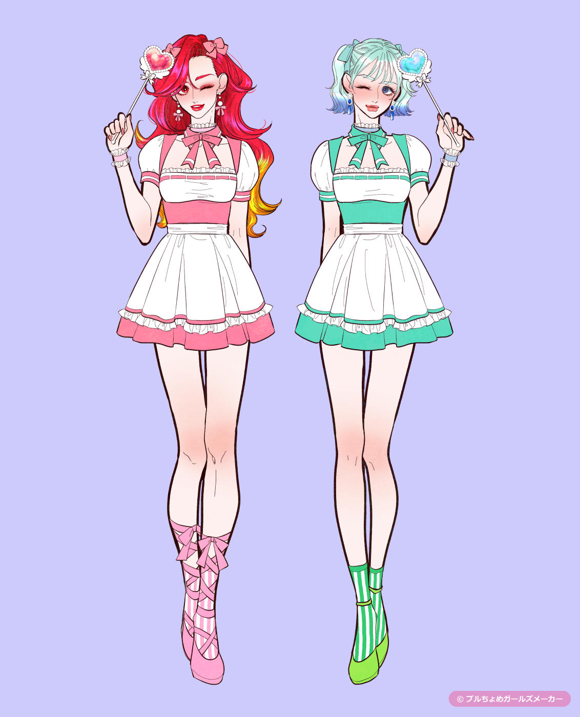 ガールズメーカーで作られた女の子1