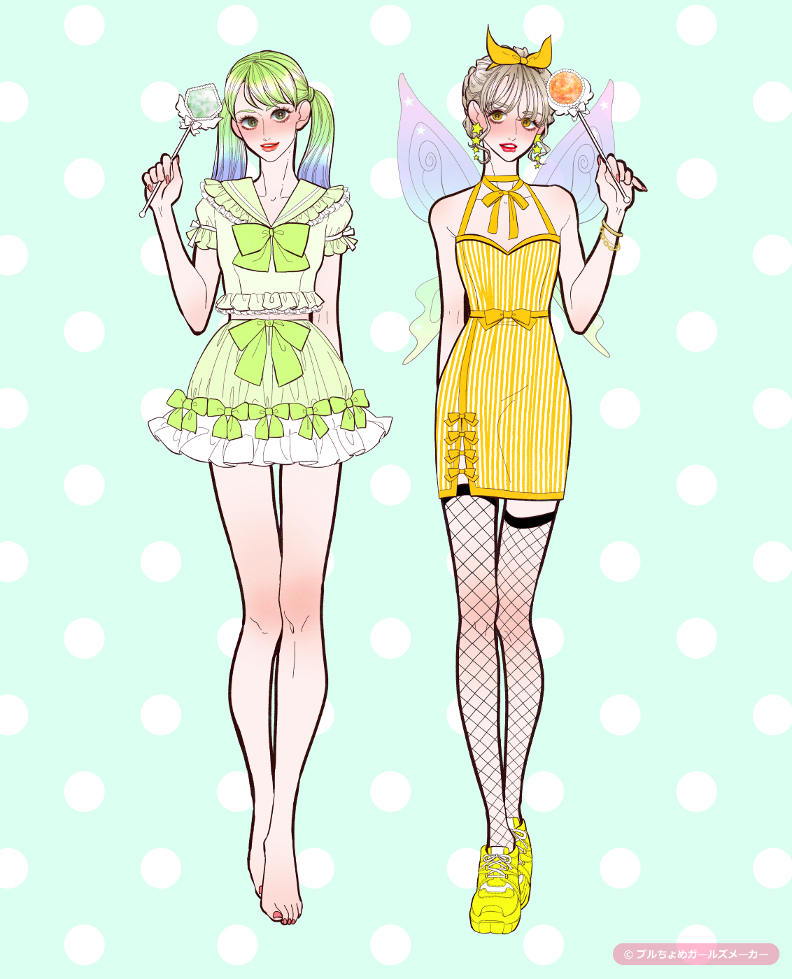 ガールズメーカーで作られた女の子1