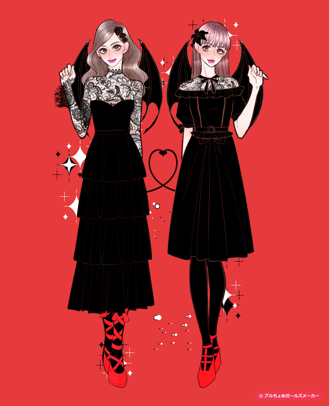 ガールズメーカーで作られた女の子1