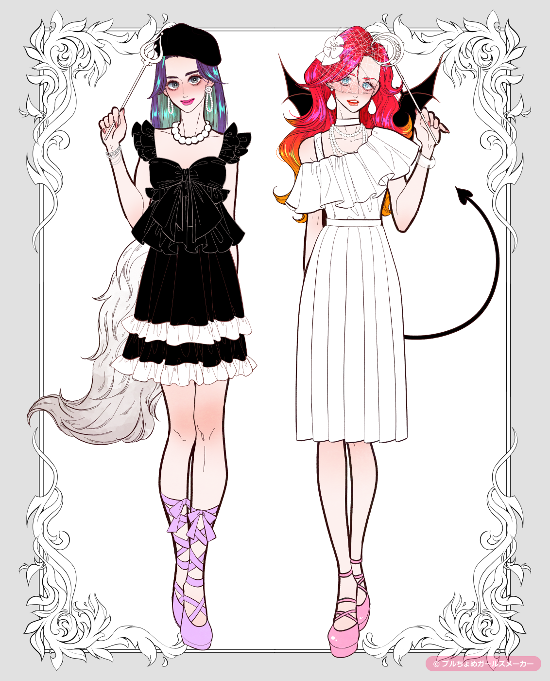 ガールズメーカーで作られた女の子1