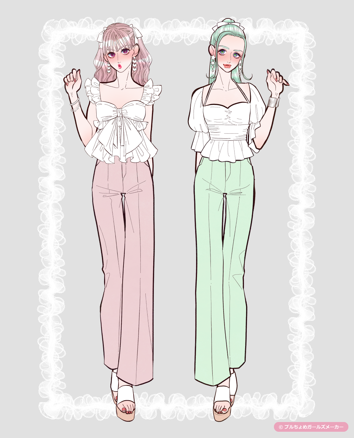 ガールズメーカーで作られた女の子16