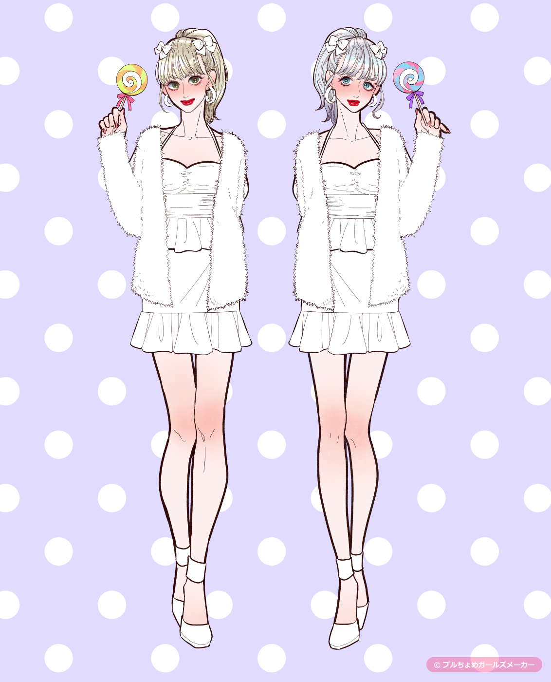 ガールズメーカーで作られた女の子1