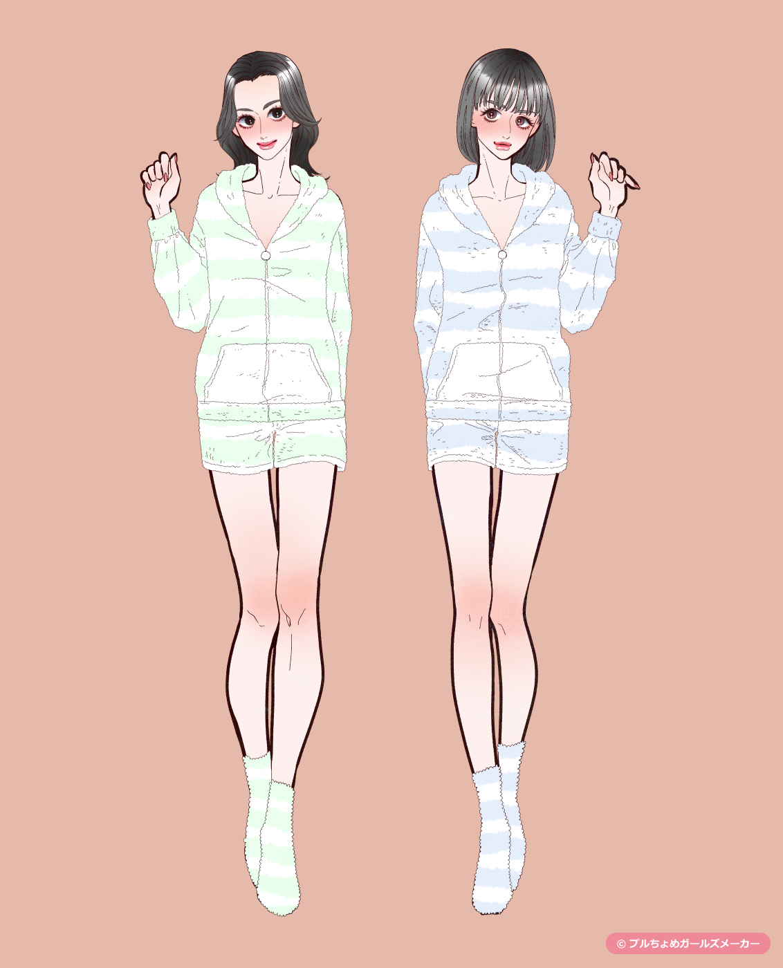 ガールズメーカーで作られた女の子1