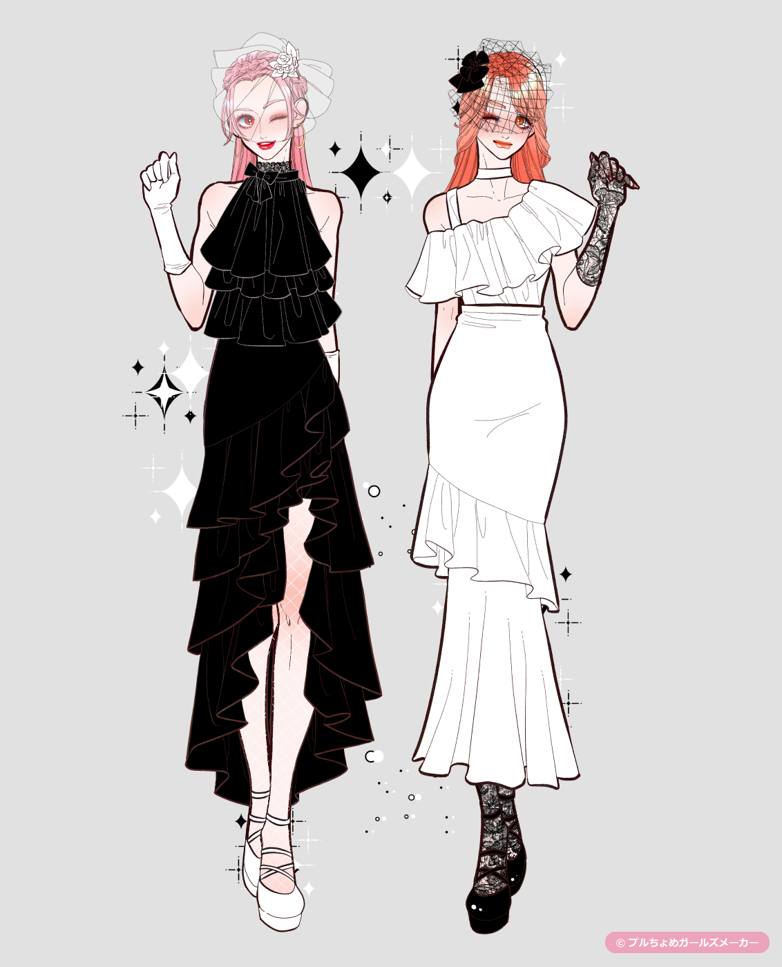 ガールズメーカーで作られた女の子1