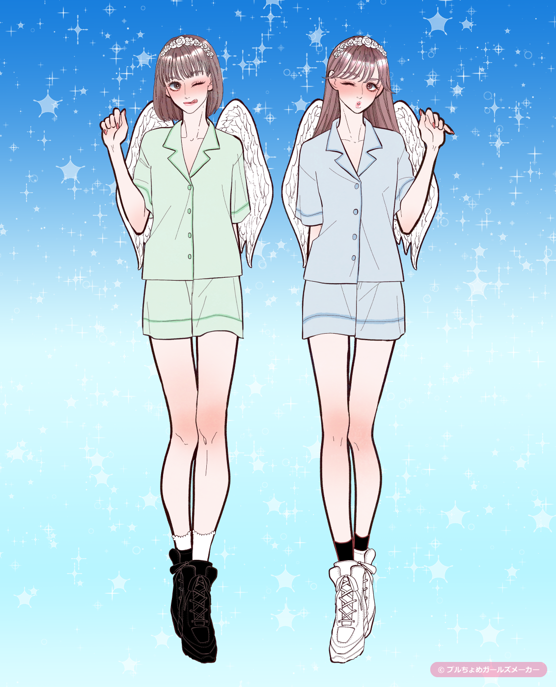 ガールズメーカーで作られた女の子1