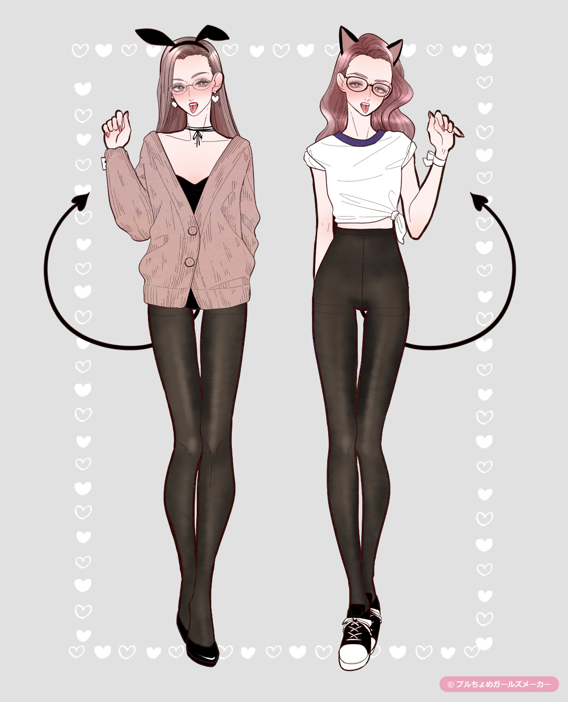 ガールズメーカーで作られた女の子1