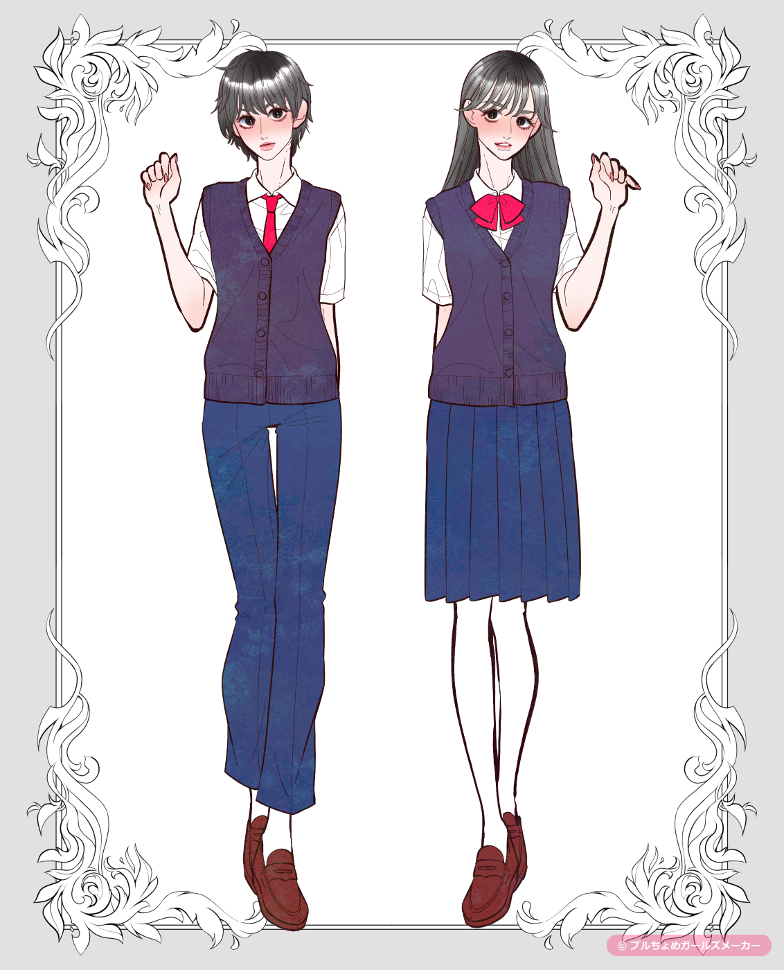 ガールズメーカーで作られた女の子2