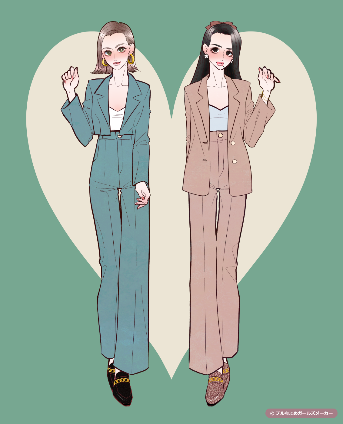 ガールズメーカーで作られた女の子2