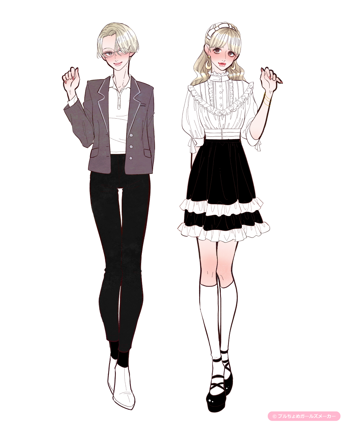 ガールズメーカーで作られた女の子1