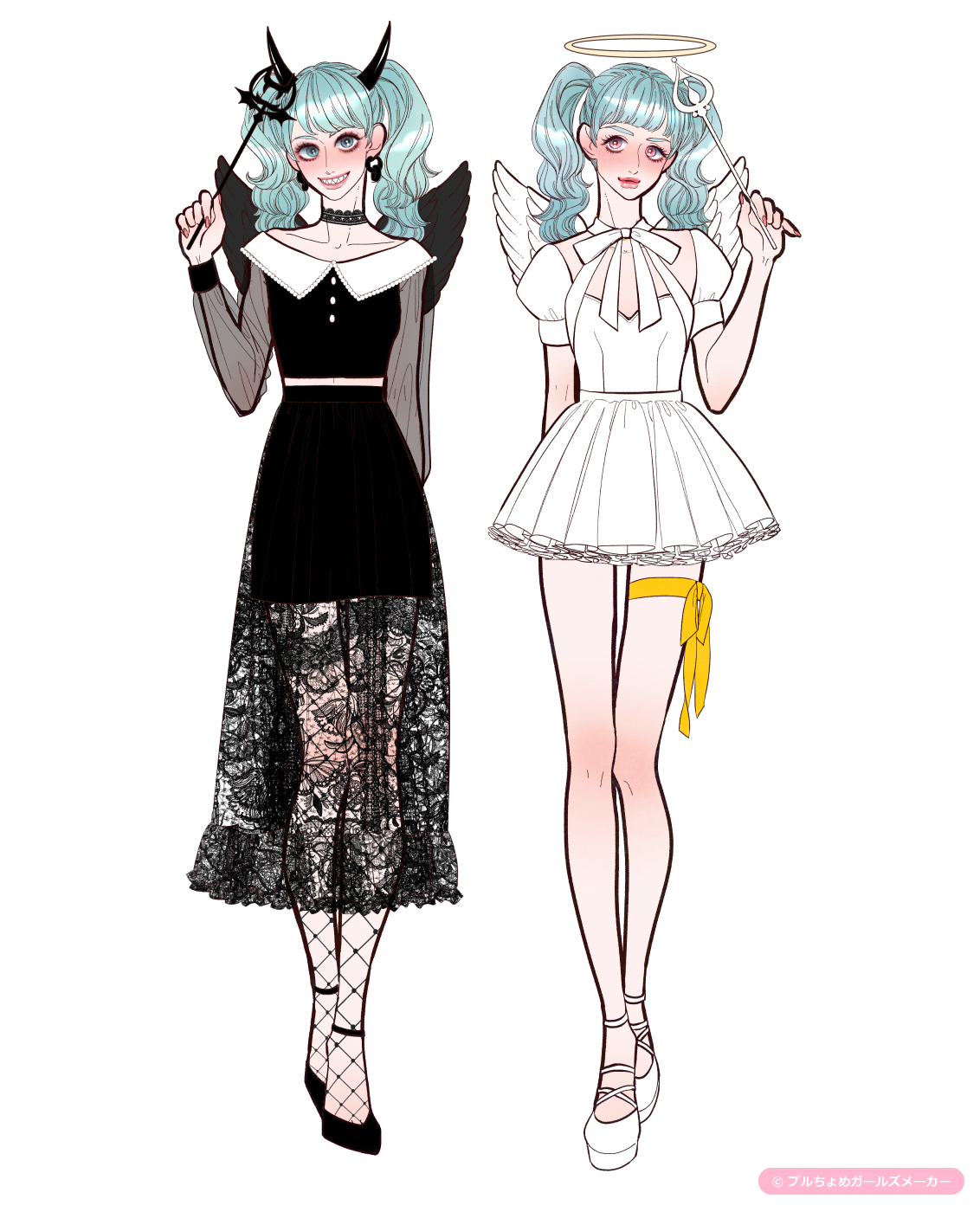 ガールズメーカーで作られた女の子1