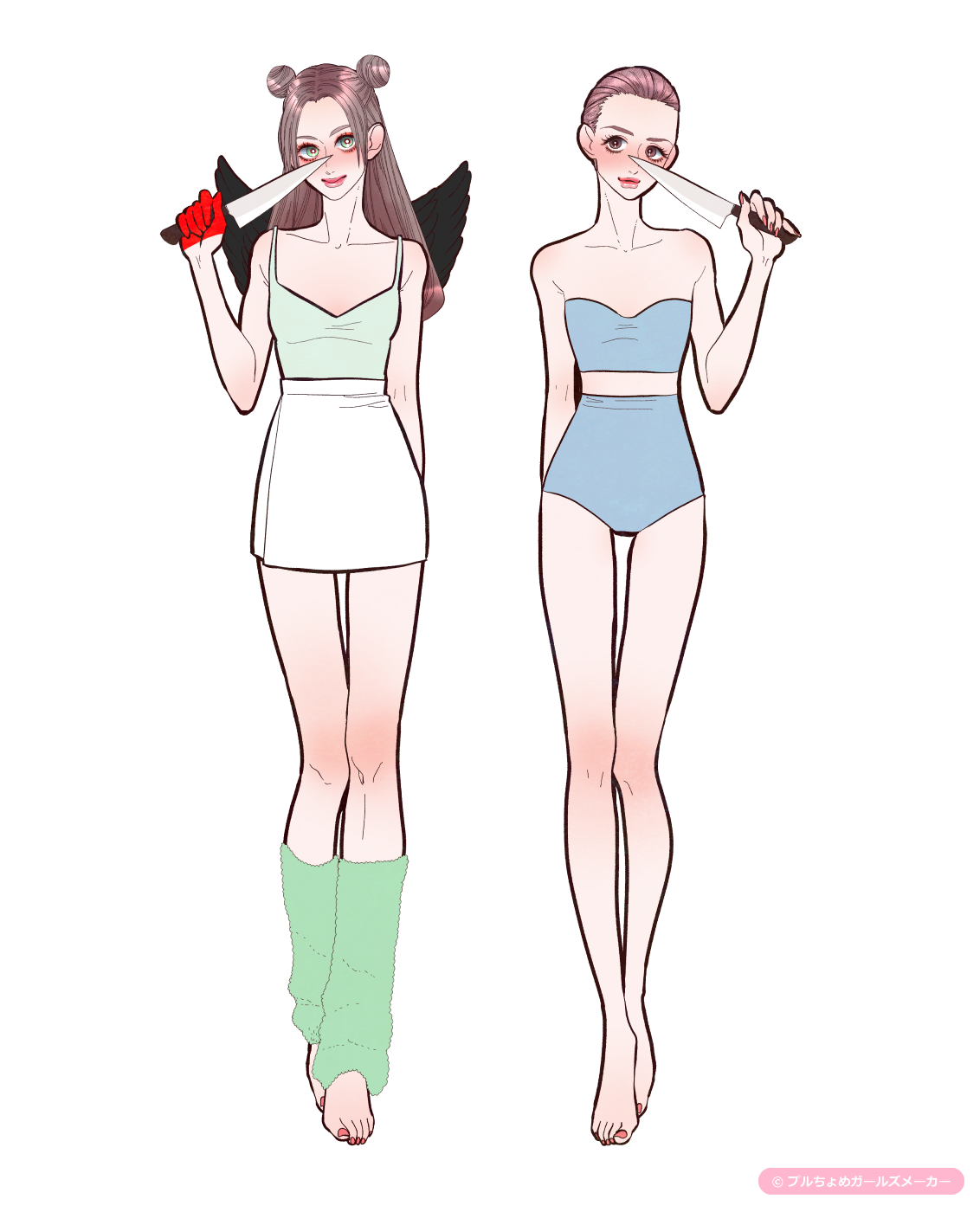 ガールズメーカーで作られた女の子2