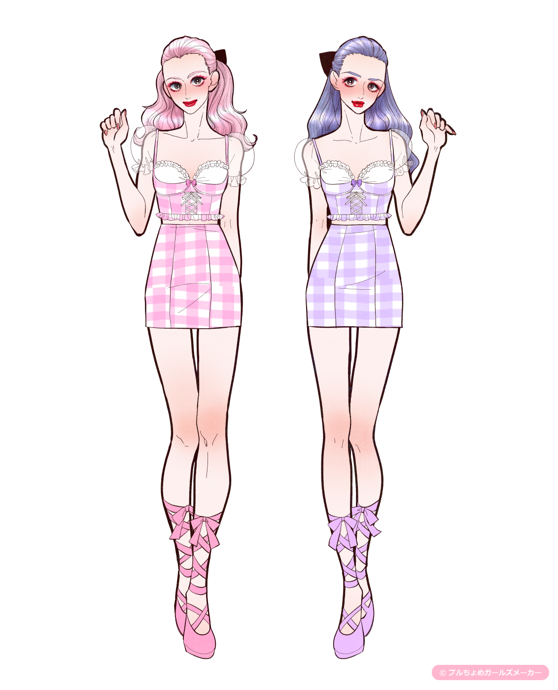 ガールズメーカーで作られた女の子1