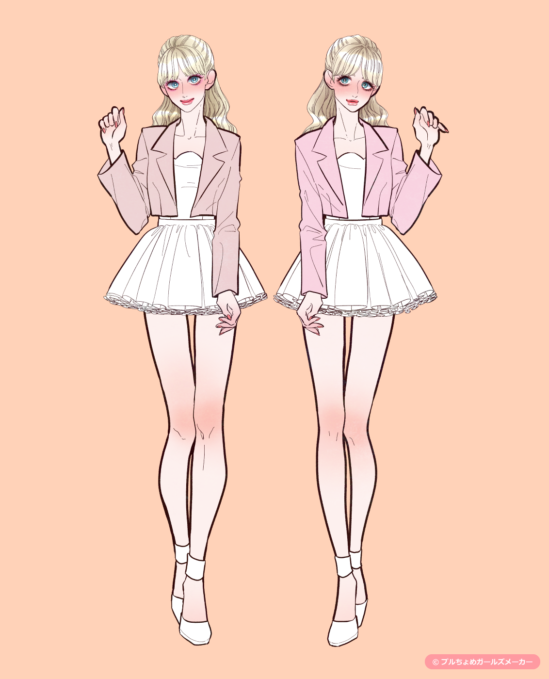 ガールズメーカーで作られた女の子1