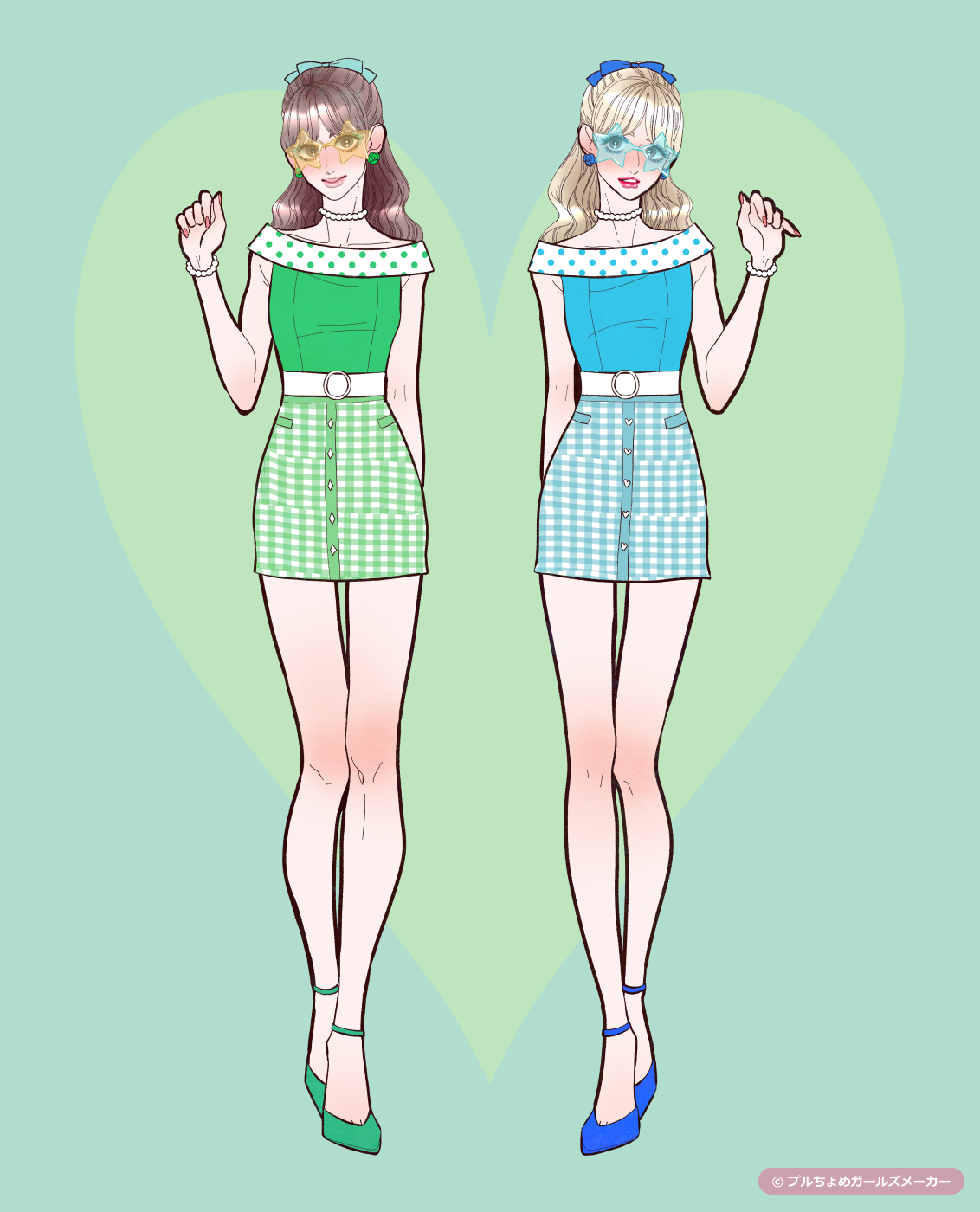 ガールズメーカーで作られた女の子2