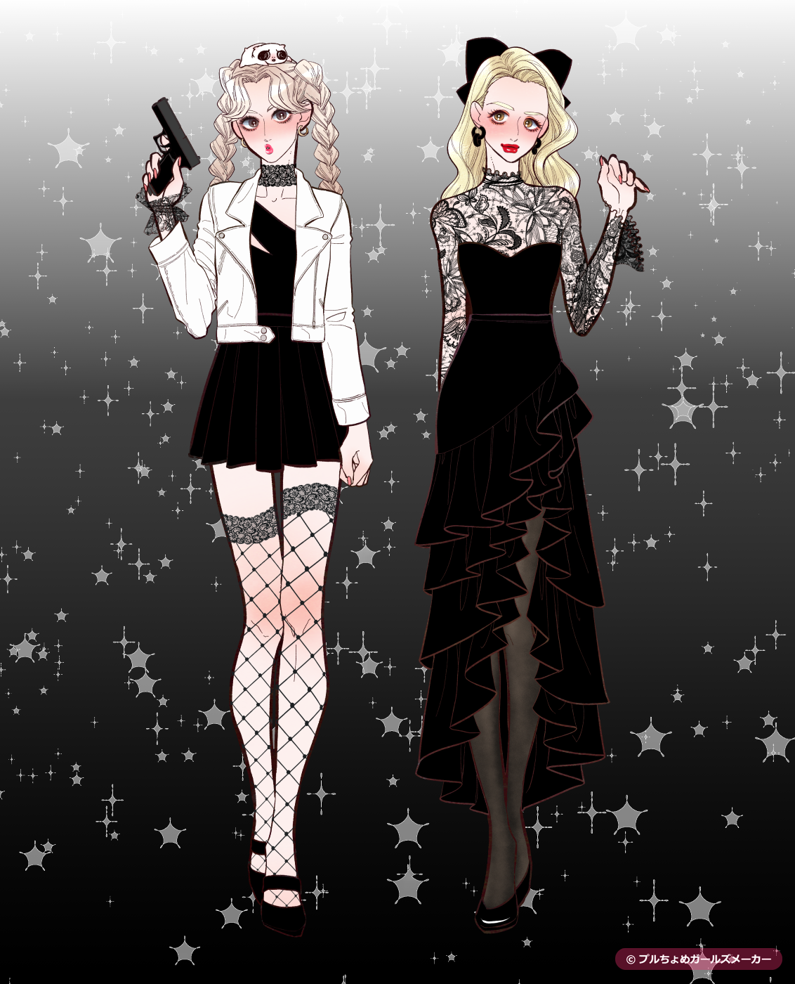 ガールズメーカーで作られた女の子1