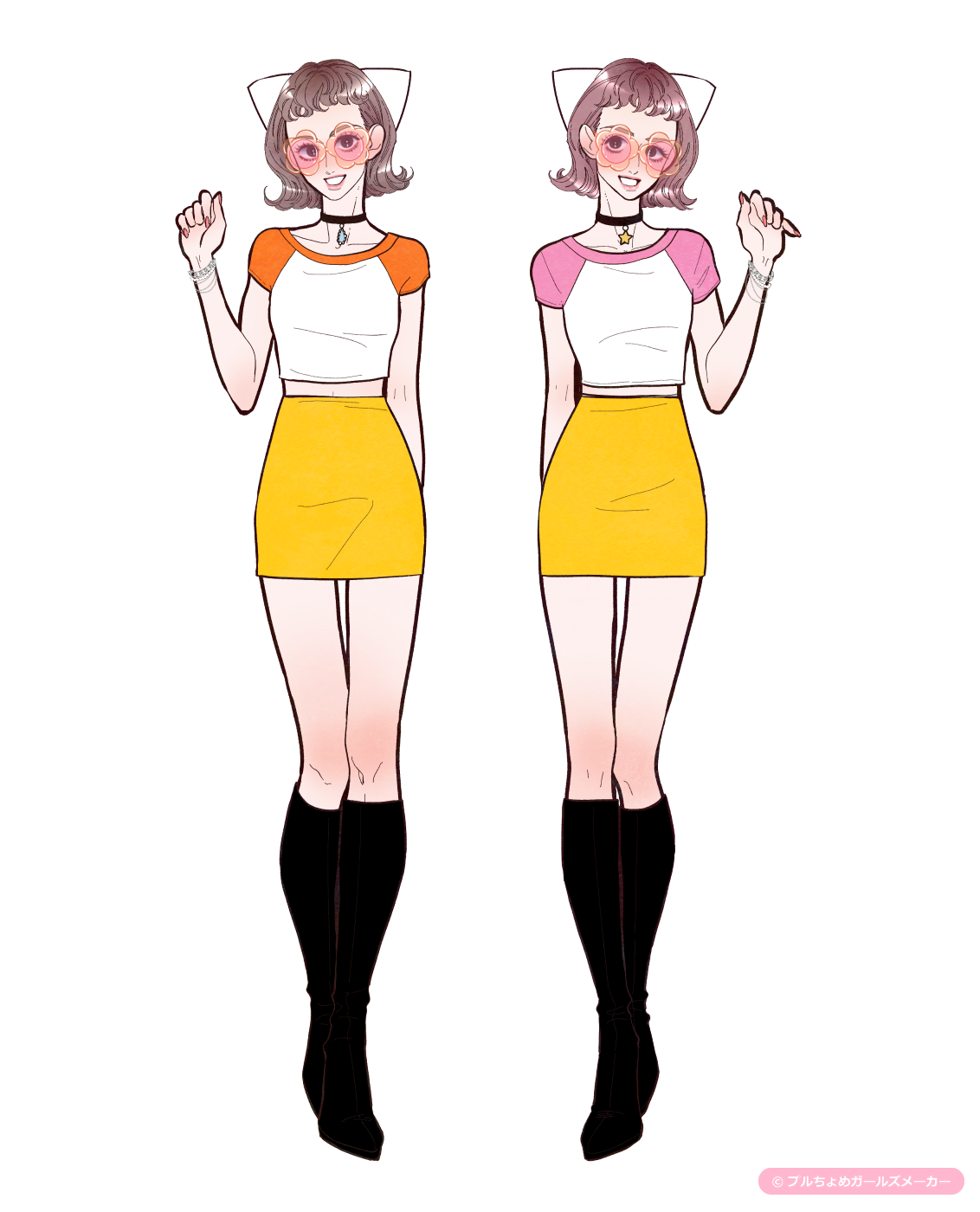 ガールズメーカーで作られた女の子1