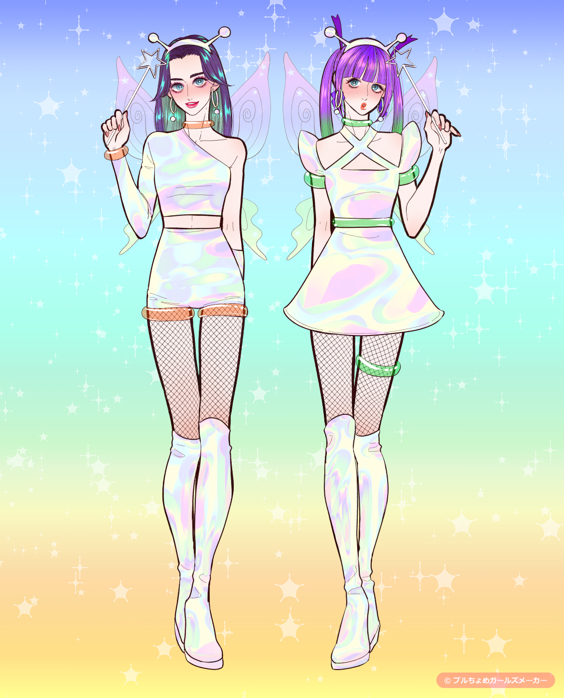 ガールズメーカーで作られた女の子1