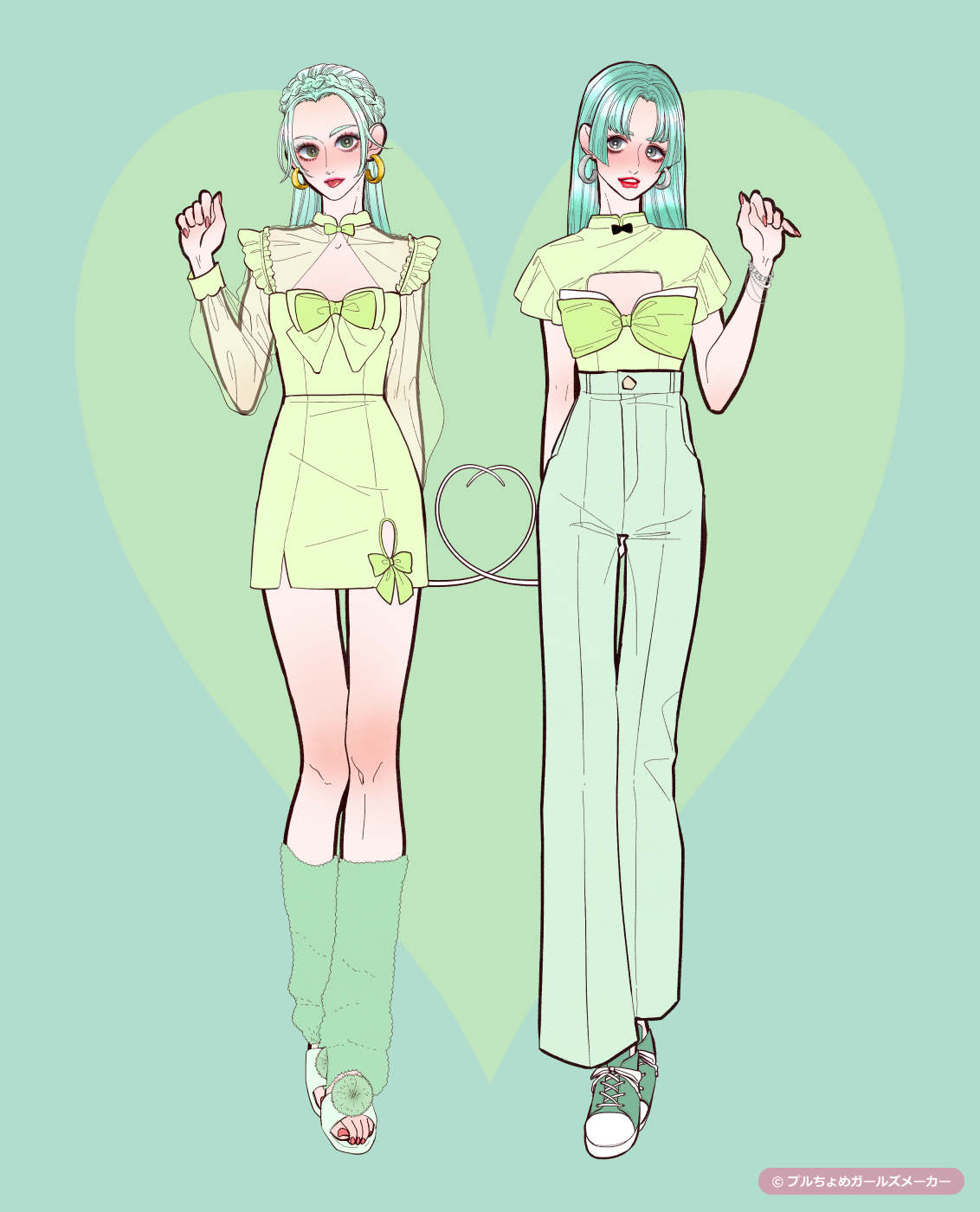 ガールズメーカーで作られた女の子10