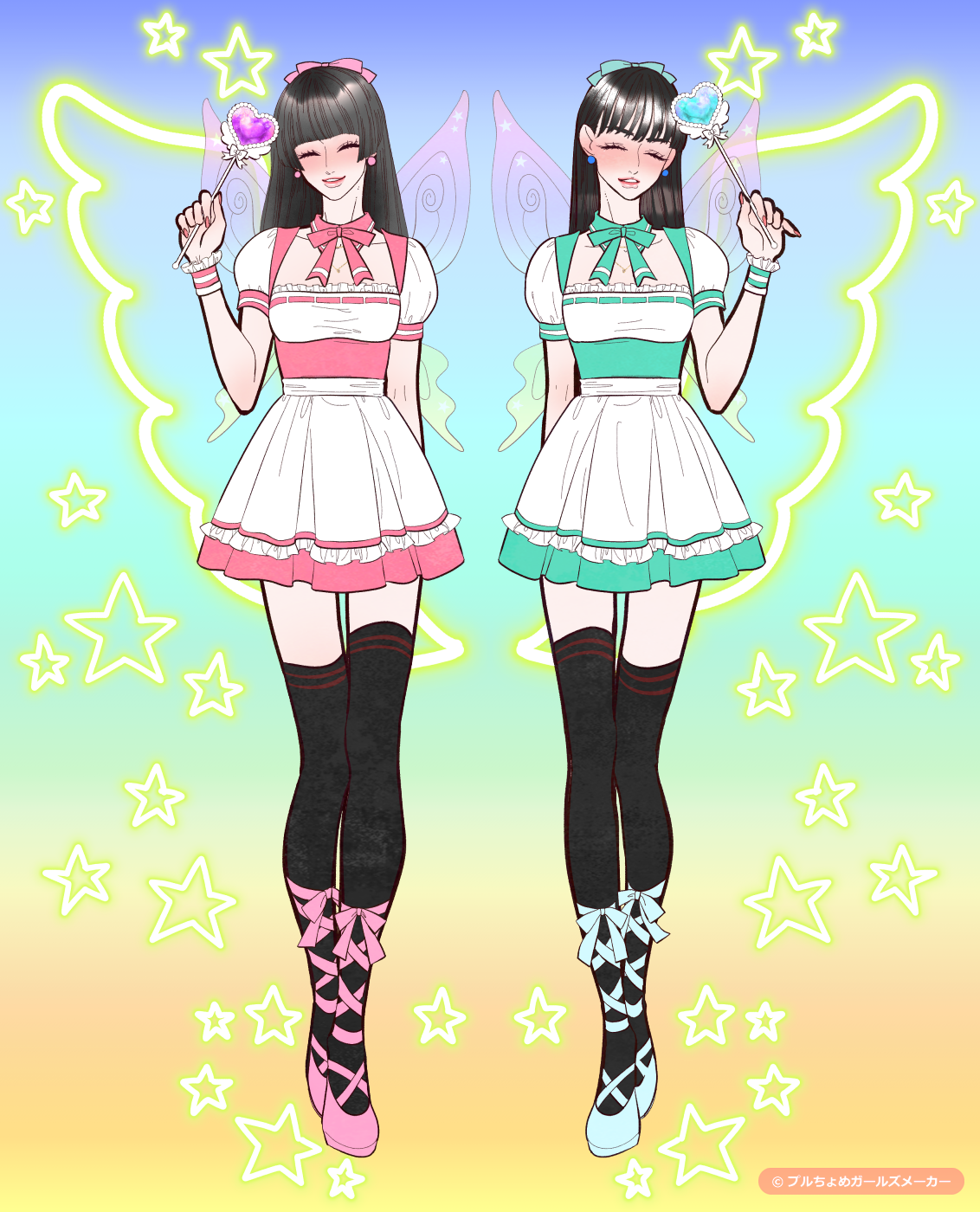 ガールズメーカーで作られた女の子1