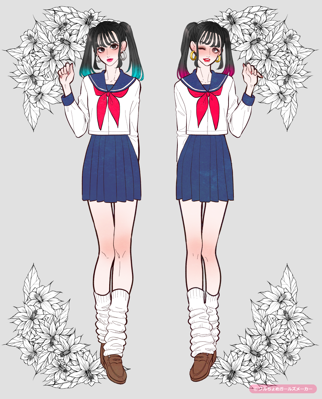 ガールズメーカーで作られた女の子6