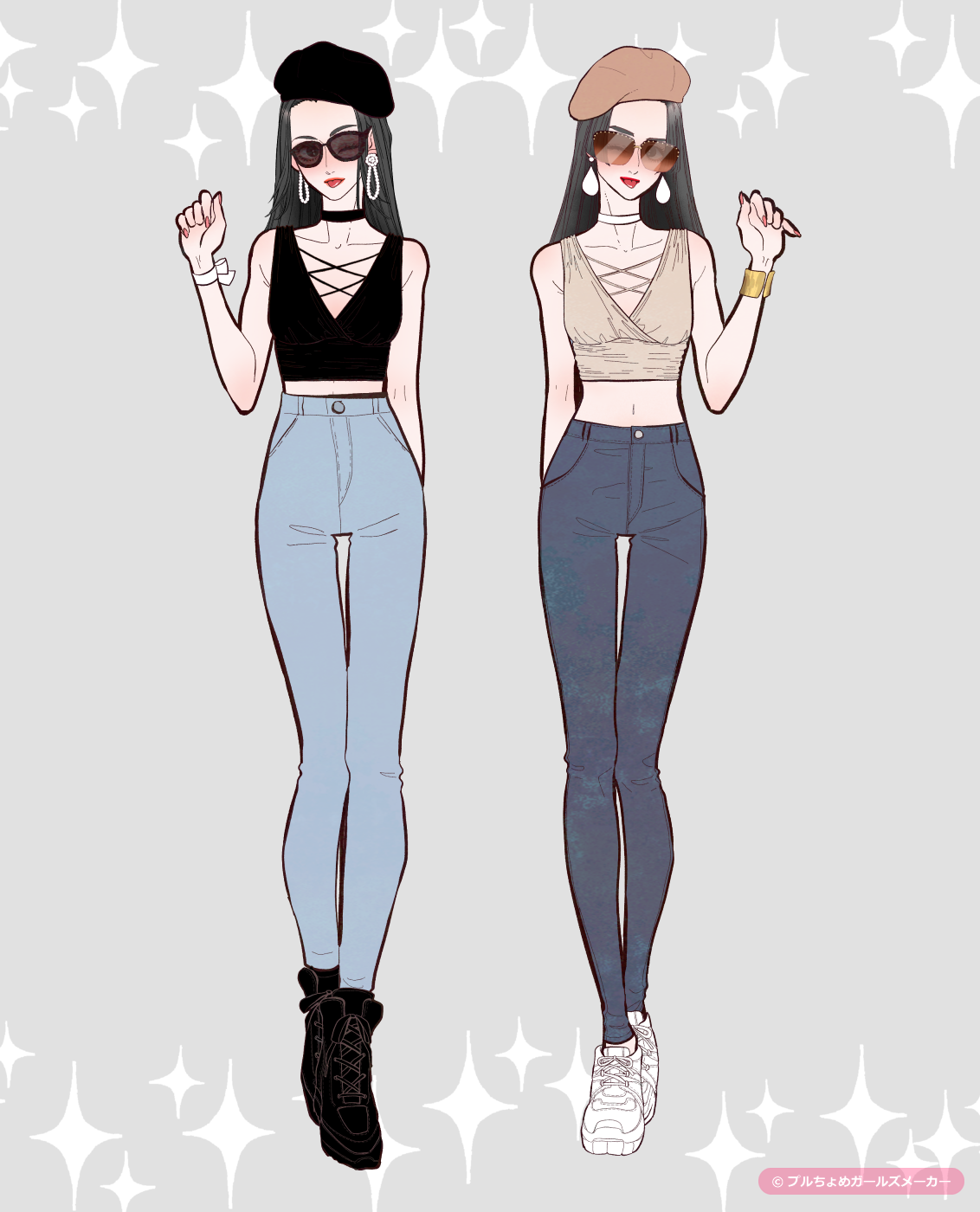 ガールズメーカーで作られた女の子1