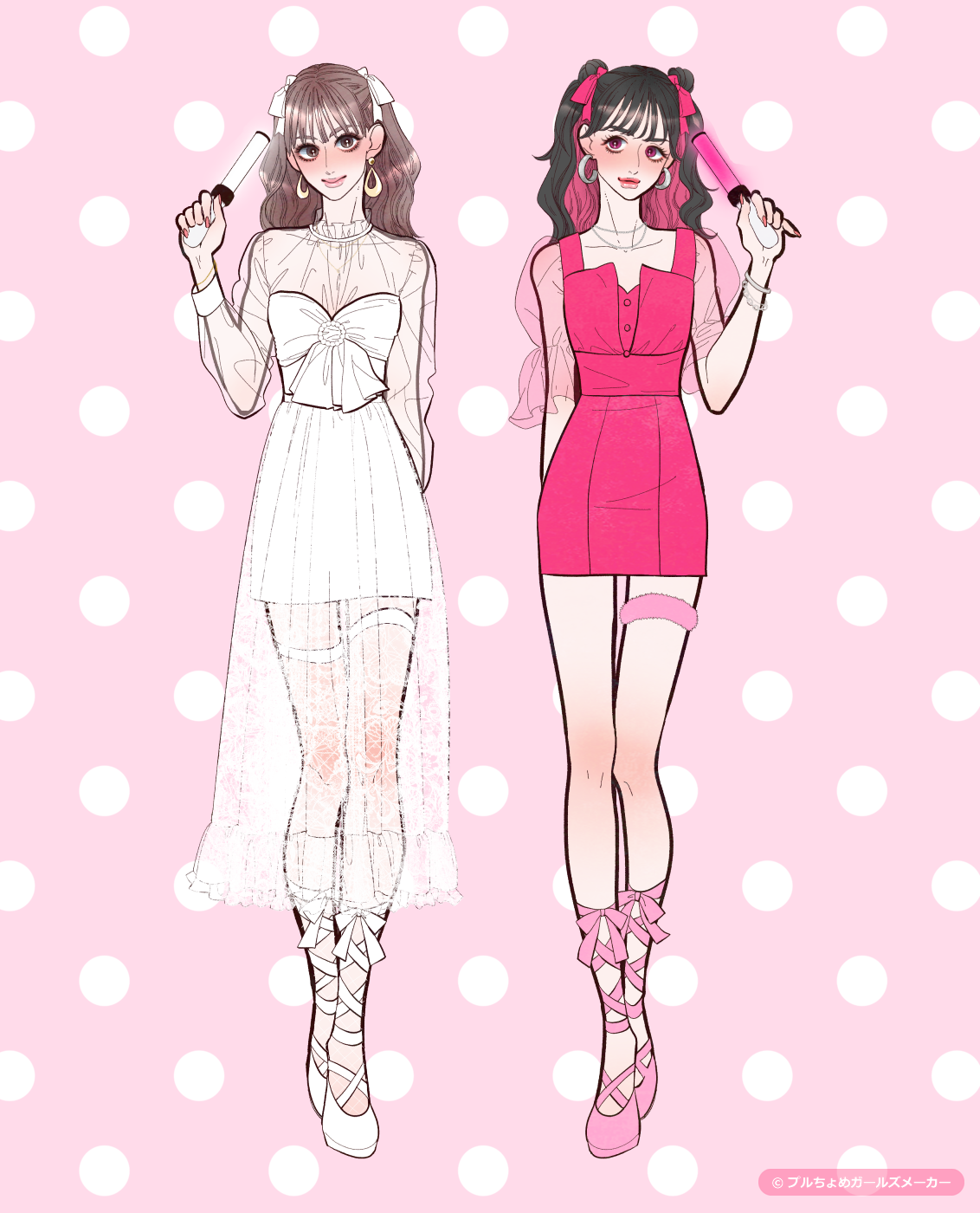 ガールズメーカーで作られた女の子2