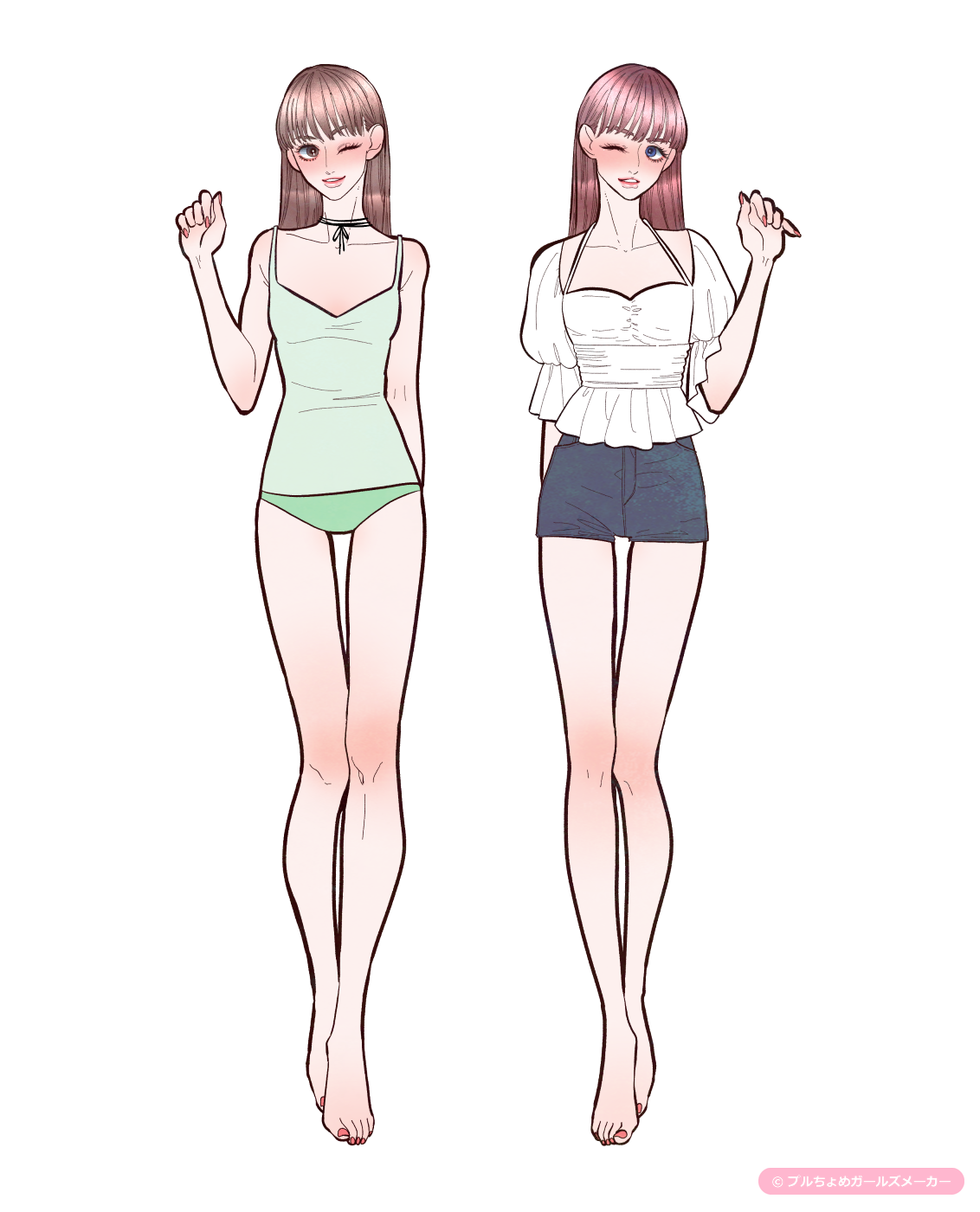 ガールズメーカーで作られた女の子5