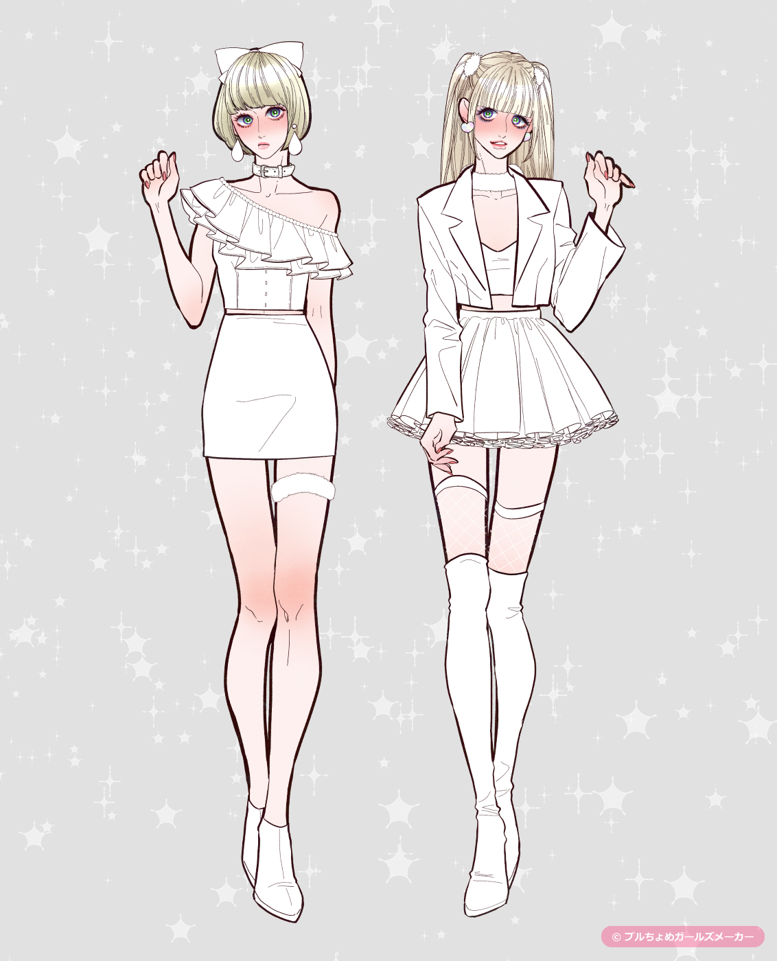 ガールズメーカーで作られた女の子1