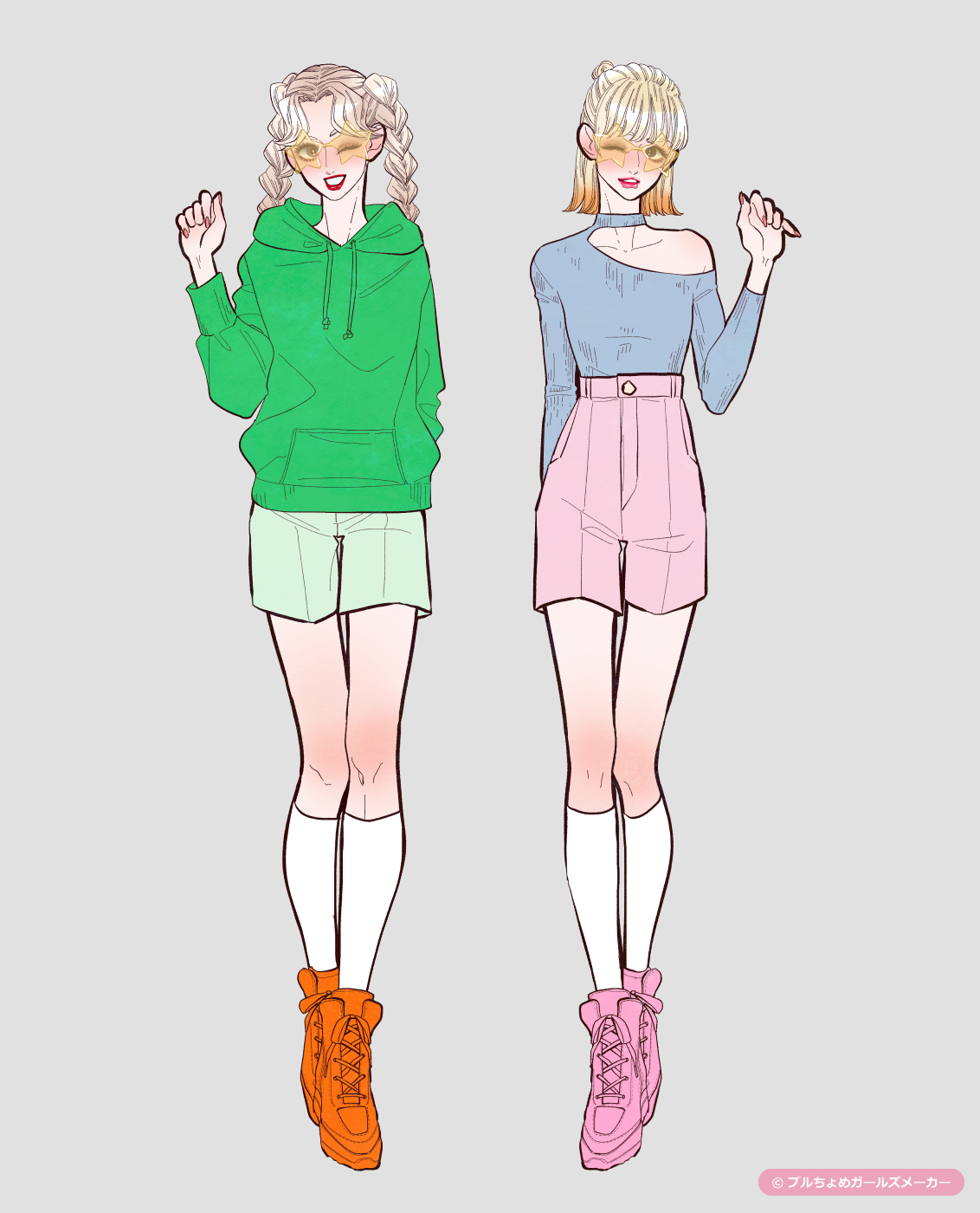 ガールズメーカーで作られた女の子1