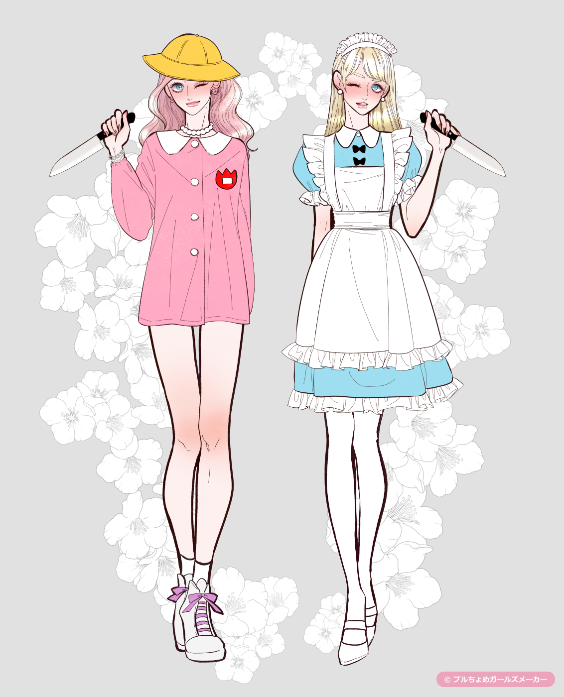 ガールズメーカーで作られた女の子1