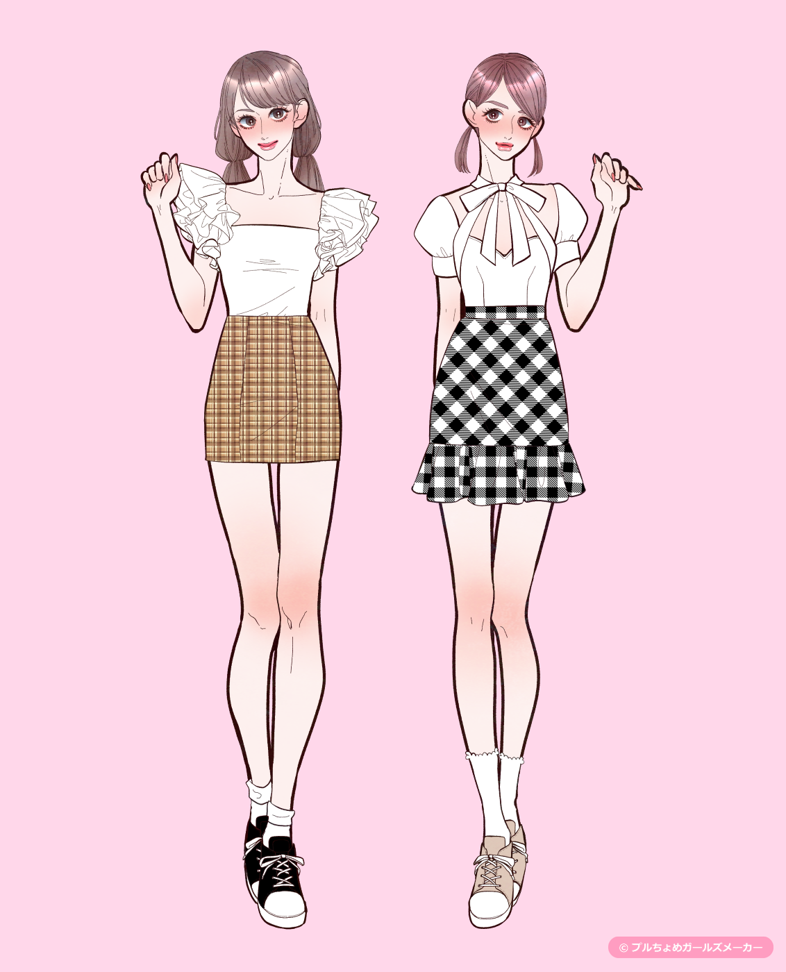 ガールズメーカーで作られた女の子1